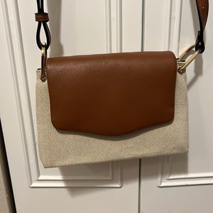 Tan shoulder purse